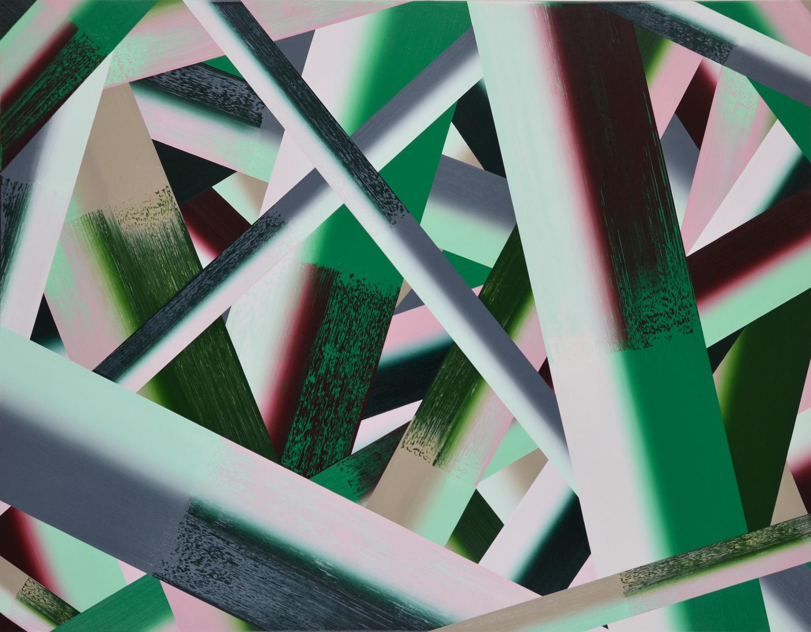 Vera Leutloff, Thicket: Bois , 2020 , Öl auf Leinwand , 140 cm x 180 cm,  Preis auf Anfrage, Galerie Cyprian Brenner