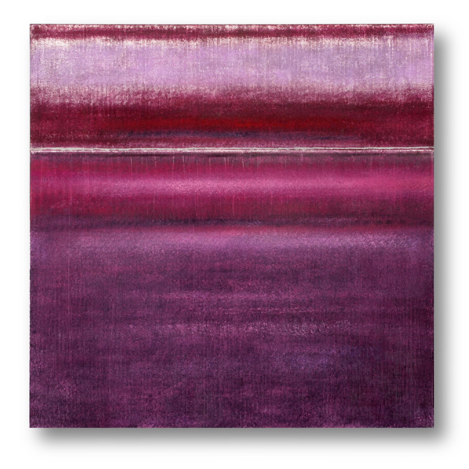 Bruno Kurz, Tears 11, 2011/2013, Öl- und Druckfarbe auf Metall, 70 cm x 70 cm, Preis auf Anfrage