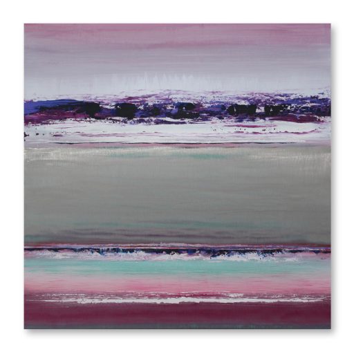 Bruno Kurz, Eisfeld, 2020, 100 cm x 100 cm, Acryl, Öl auf Metall, Preis auf Anfrage, kub106kü 