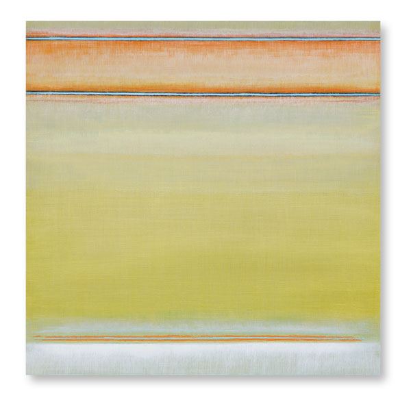 Bruno Kurz, Clear New Skies 1, 2014, Acryl, Öl auf Metall, 70 cm x 70 cm, Preis auf Anfrage, kub076kü
