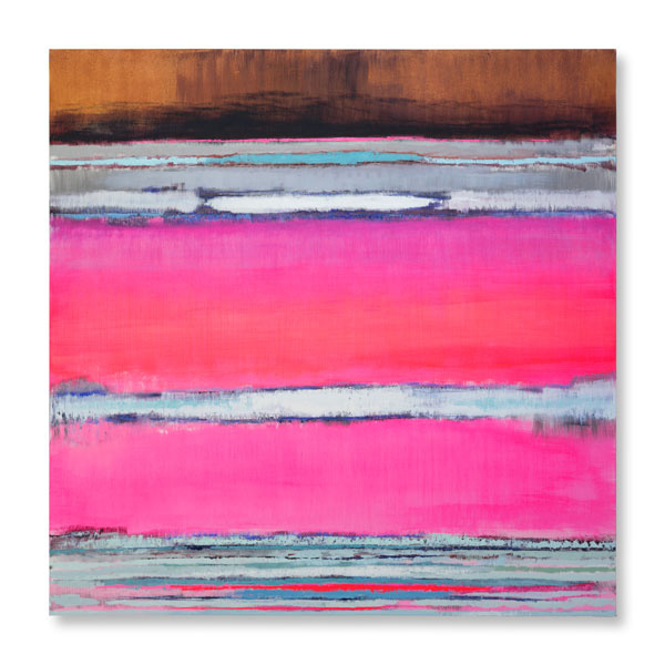 Bruno Kurz, Korona 1, 2018, Acryl, Öl auf Leinwand, 180 cm x 180 cm, Preis auf Anfrage, kub104re