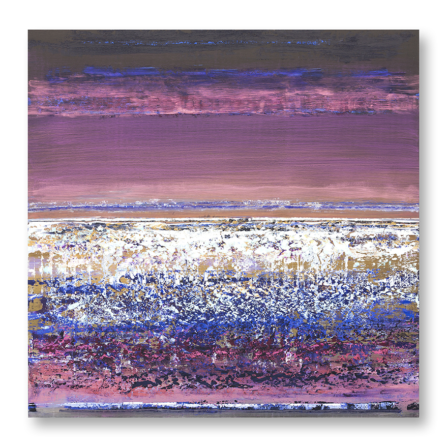 Bruno Kurz , Polarnacht 1 , 2015 , Acryl, Öl auf Holz , 125 cm x 125 cm , verkauft, kub073ve