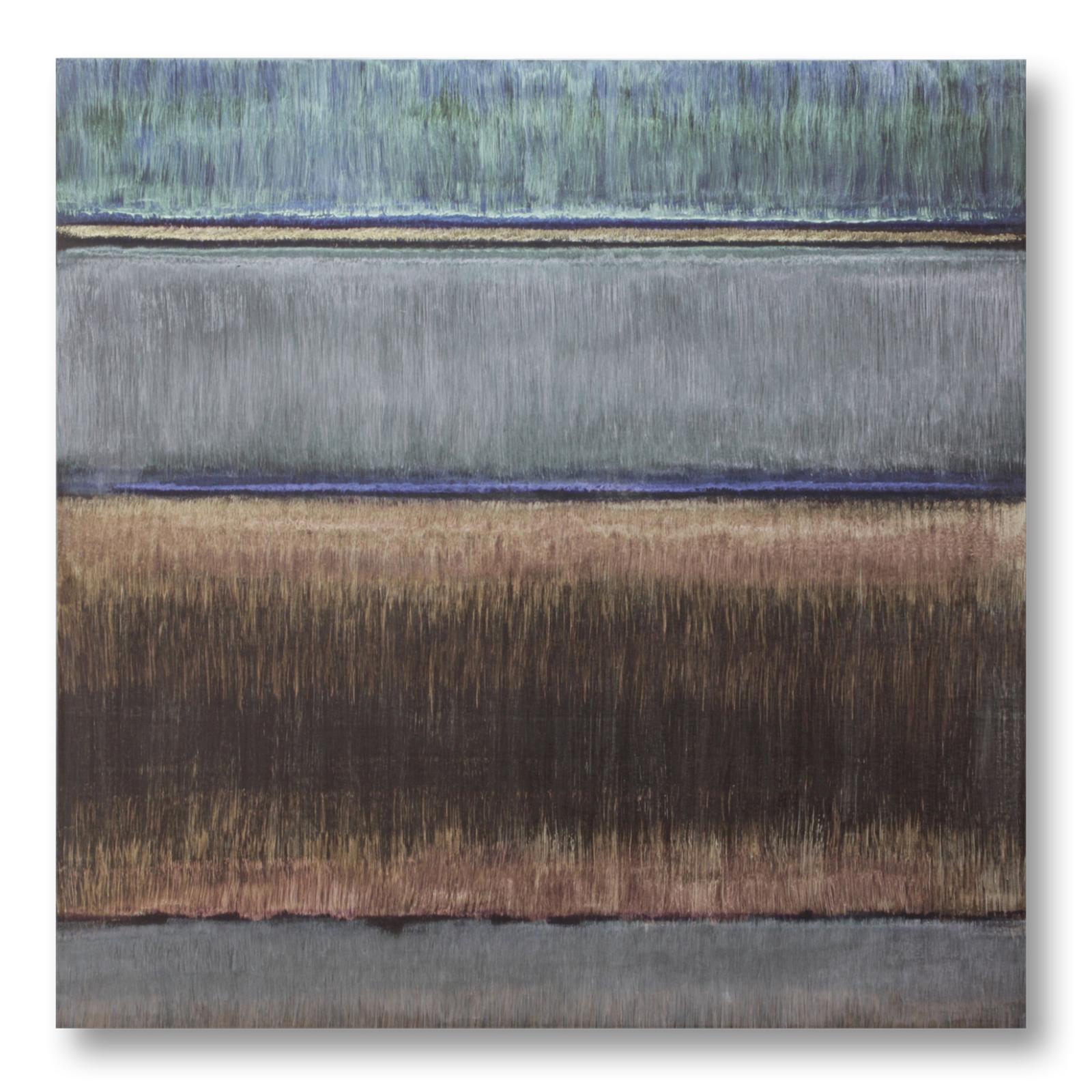 Bruno Kurz, Polarnacht 3, 2016, Acryl, Öl auf Holztafel, 100 cm x 100 cm, kub103kü