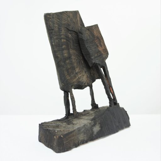 Armin Göhringer, Miniatur #2, Holz, geschwärzt, Höhe: ca. 19 cm, Preis auf Anfrage, agö008kü