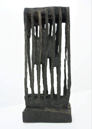 Armin Göhringer, Miniatur #4, Holz, geschwärzt, Höhe: ca. 18 cm, Preis auf Anfrage, agö010kü