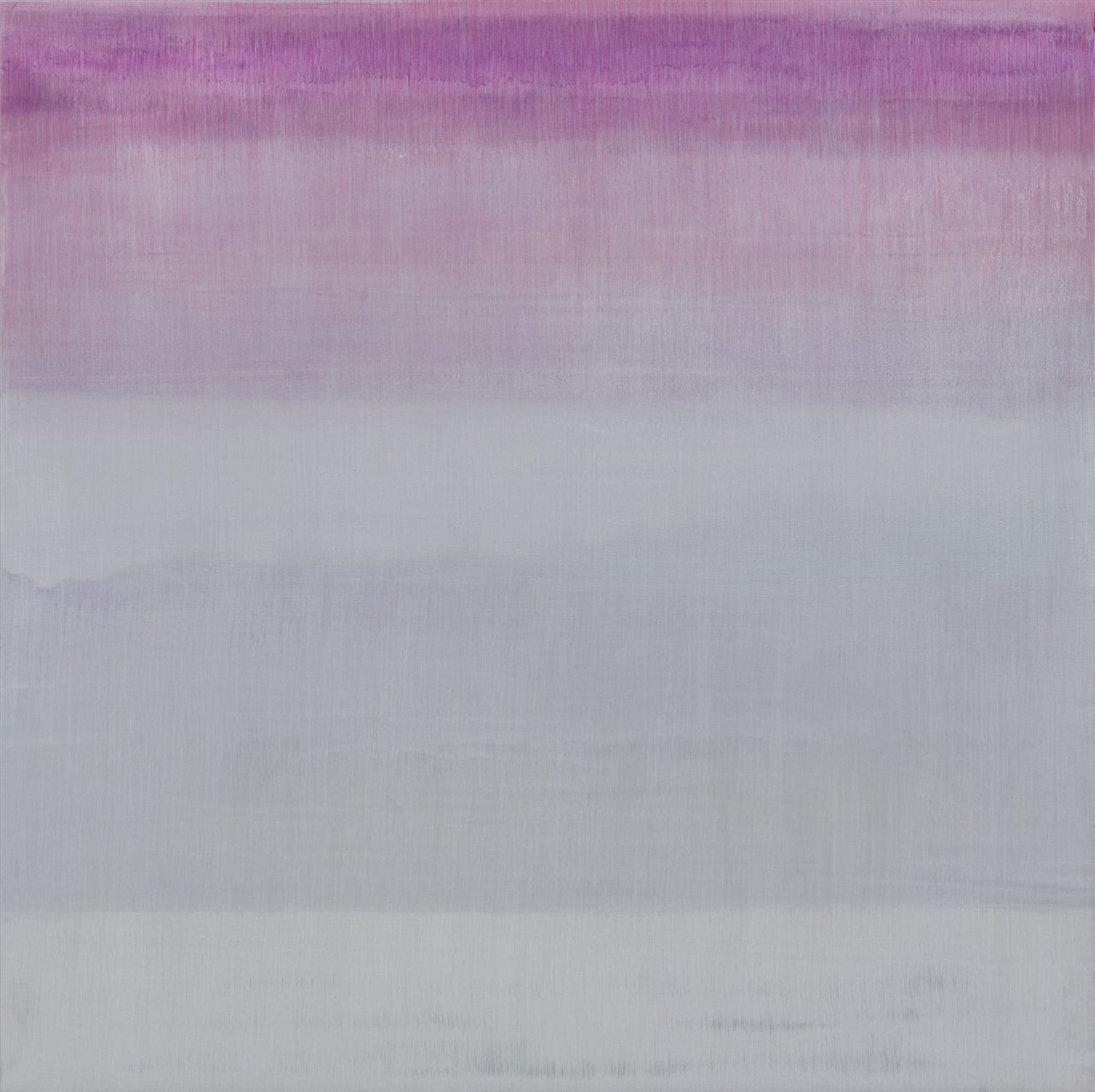 Bruno Kurz, Fog at Norfolk 2 , 2014 , Acryl, Metall , 70 cm x 70 cm, verkauft!, kub033ve