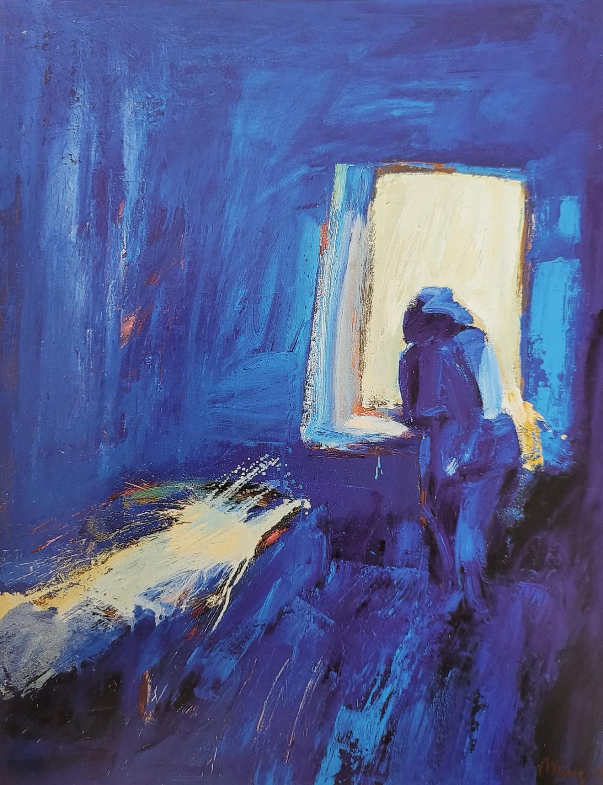 Hannes Münz, Morgenlicht, 1994, Öl auf Holz, 90 cm x 70 cm, verkauft!