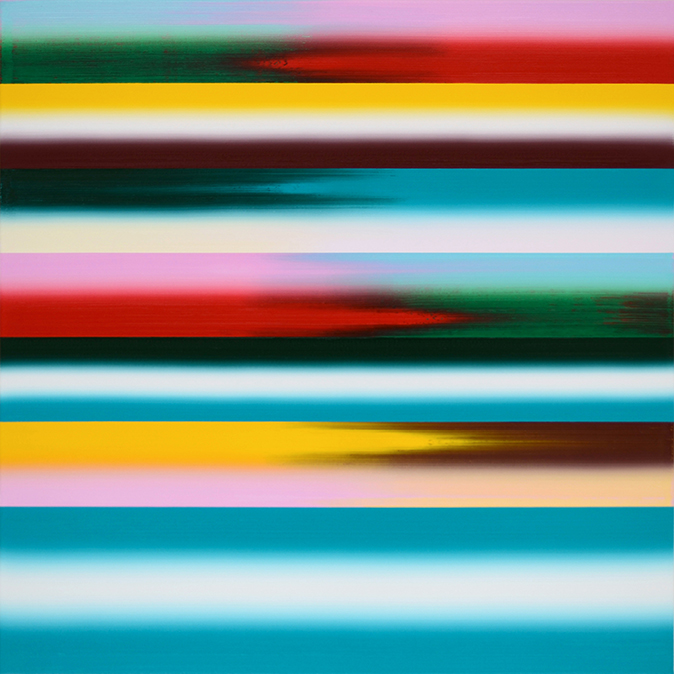 Vera Leutloff, Horizont: Juli, 2015, Öl auf Leinwand, 80 cm x 80 cm, Preis auf Anfrage, lev019kü