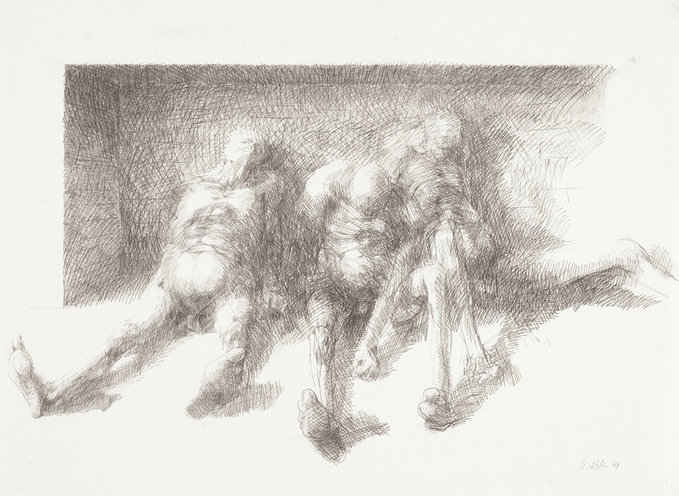 Roland Dörfler, Ohne Titel, 1974, Bleistiftzeichnung, 63 cm x 70 cm, Preis auf Anfrage, Galerie Cyprian Brenner