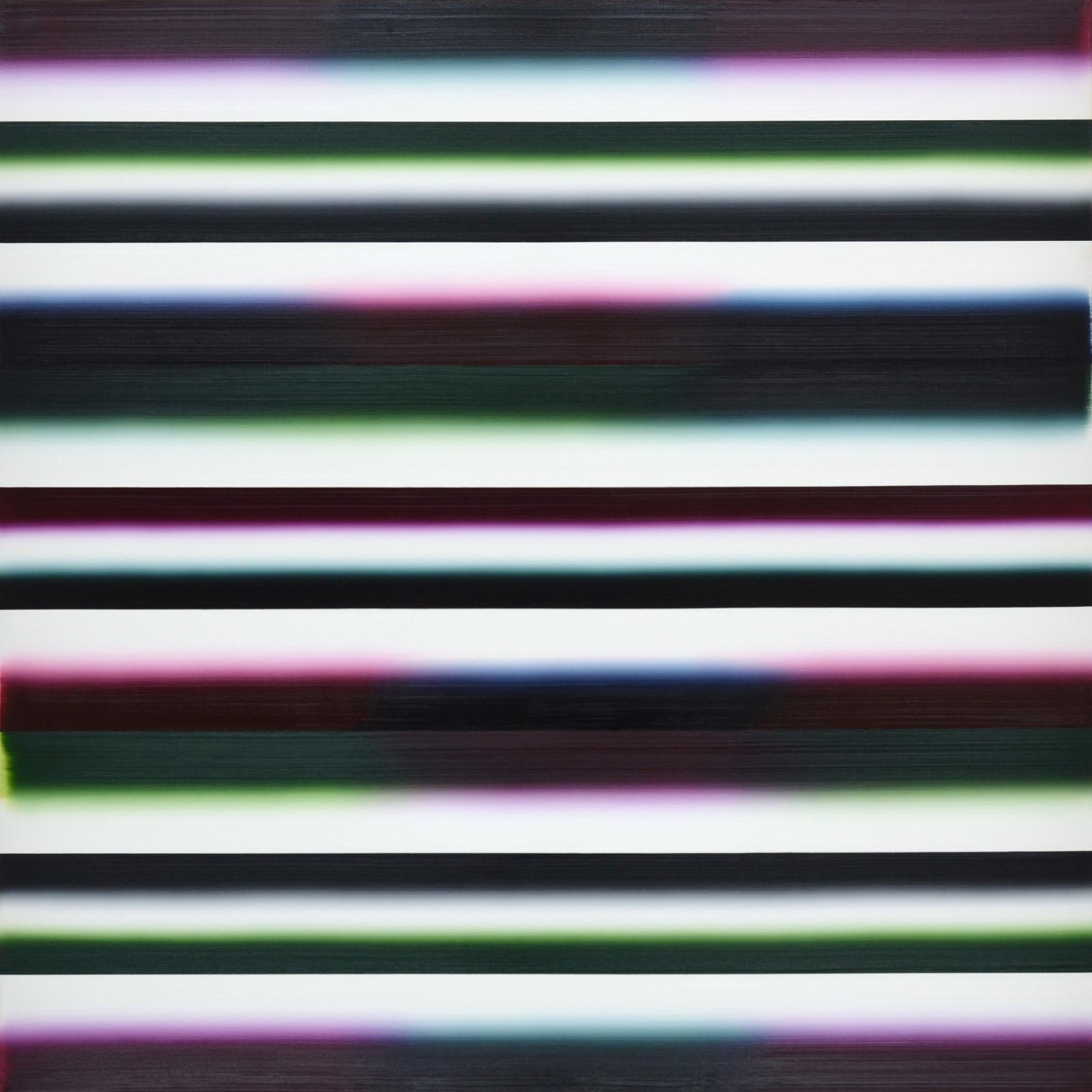 Vera Leutloff, Verlauf: Nordlicht, 2008, Öl auf Leinwand, 180 cm x 180 cm, Preis auf Anfrage, Galerie Cyprian Brenner