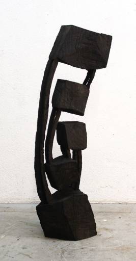Armin Göhringer, o.T.  , Holz geschwärzt , 2014 , 105 cm x 25 cm x 18 cm, - verkauft!