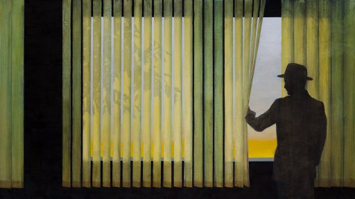 Kathrin Rank Untermieter , 2011 , Öl auf Leinwand , 130 cm x 230 cm , Preis auf Anfrage , Galerie Cyprian Brenner