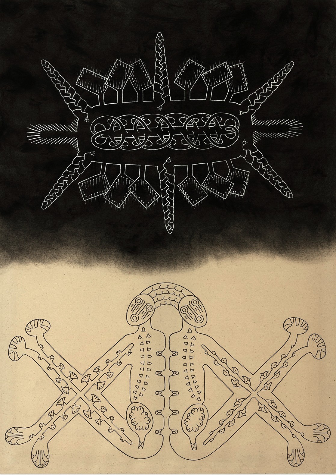 Georg Heller, Unheil droht, 1997, 100 cm x 140 cm, Preis auf Anfrage, SüdWestGalerie