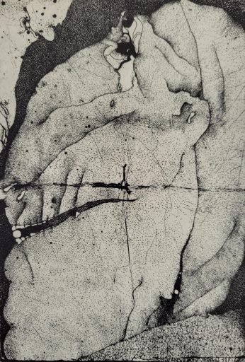 Horst Janssen, Geknickter Perlenprüfer, 1964, Radierung, 39,4 cm 26,7 cm, 50 nummerierte Exemplare, signiert, Preis auf Anfrage, Galerie Cyprian Brenner
