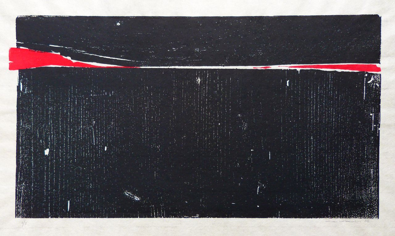 Gert Koch, Trennung, 1987, Holzschnitt, 20 cm x 30 cm, , Preis: 2.000 €