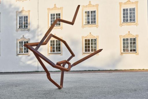 Robert Schad, RUMONE, 2019, Cortenstahl, Kloster Ochsenhausen. 280 x 500 x 180 cm, Preis auf Anfrage, Galerie Cyprian Brenner