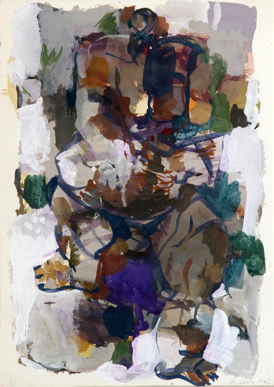 Roland Dörfler, Kalypso, 1962, Gouache, 39 cm x 27 cm, dör006kü