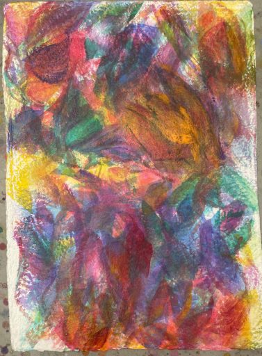 Hanspeter Münch, Ohne Titel (04), 2014-2020, Acryl auf Cotone (Büttenpapier),, 75 cm x 56 cm, Preis auf Anfrage, Galerie Cyprian Brenner