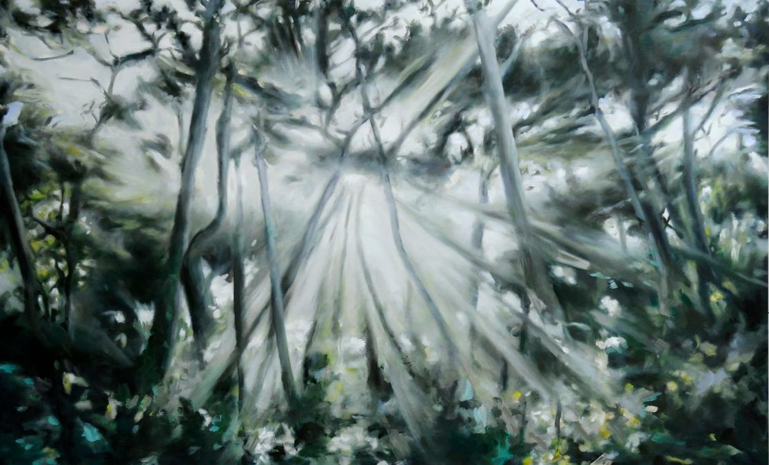 Franz Baumgartner, Sonnensturm, 9.2010, Öl auf Leinwand, 183 cm x 300 cm, Preis auf Anfrage, baf041kü, Galerie Cyprian Brenner