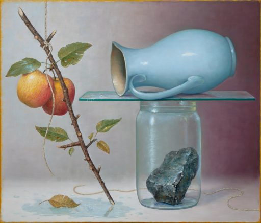 Mirko Schallenberg, Metamorph, 2022, Stilleben, Öl auf Leinwand, 145 cm x 170 cm, Preis auf Anfrage, Galerie Cyprian Brenner