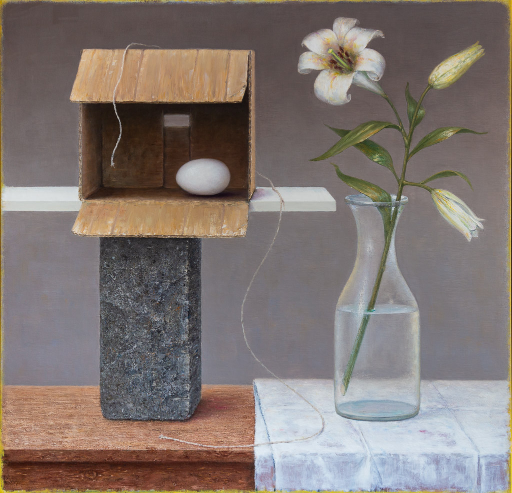 Mirko Schallenberg, Entfaltung, 2024, 155 cm x 160 cm, Öl auf Leinwand, Preis auf Anfrage, Galerie Cyprian Brenner