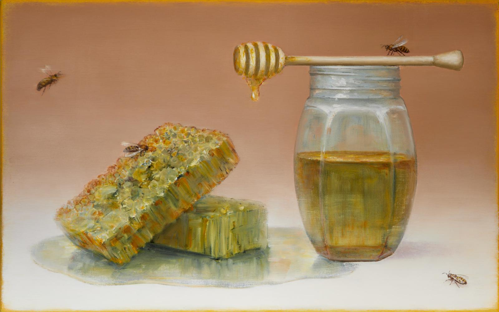 Mirko Schallenberg, Honeymoon, 2024, 50 cm x 50 cm ,Öl auf Leinwand, Preis auf Anfrage, Galerie Cyprian Brenner