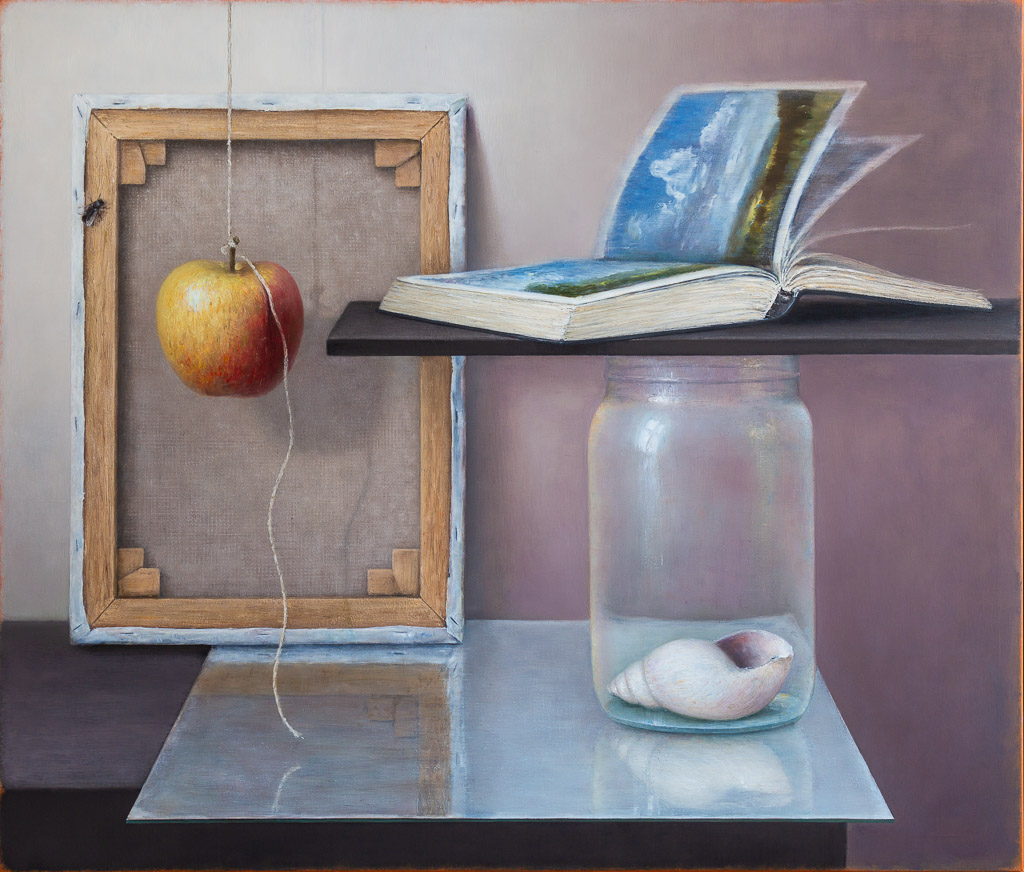 Mirko Schallenberg, Im Bild, 145 cm x 170 cm, Öl auf Leinwand, Preis auf Anfrage, Galerie Cyprian Brenner
