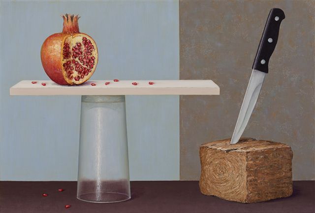 Mirko Schallenberg, der Riß, 2011, Öl auf Leinwand, 83 cm x 124 cm, scm028kü, Preis auf Anfrage, Galerie Cyprian Brenner