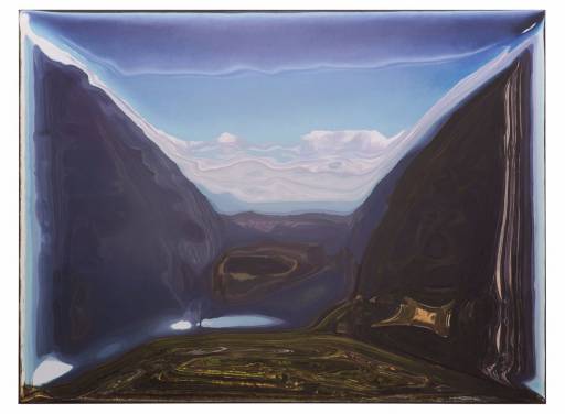 Felix Rehfeld, Rotwand 4, 2017, Öl auf Leinwand, 150 cm x 200 cm, verkauft!