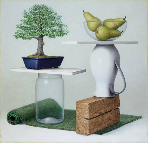 Mirko Schallenberg, Delta, 2013, Stillleben, Öl auf Leinwand, 180 cm x 185 cm, scm001kü, Preis auf Anfrage, Galerie Cyprian Brenner