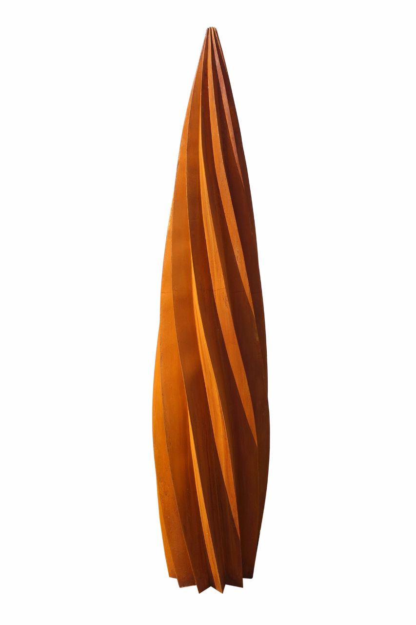 Herbert Mehler, rotazione, 2016, Corten-Stahl, 245 cm hoch, Preis auf Anfrage, meh015kü