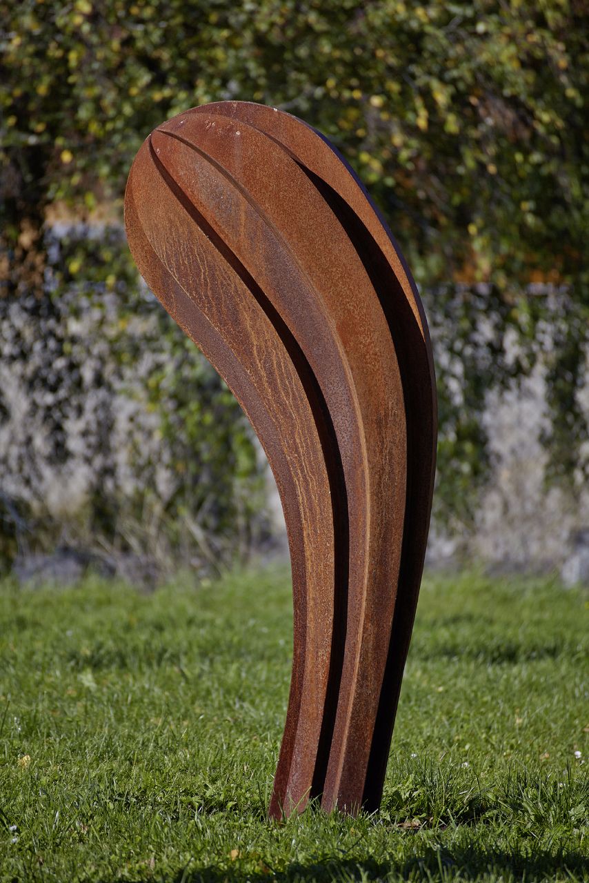 Herbert Mehler, zucchina grande, 2012, Corten-Stahl, 180 cm x 52 cm x 72 cm, Preis auf Anfrage, meh001kü