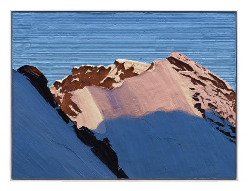 Felix Rehfeld, Ohne Titel Berg 37550046, 2025 - 2026, ÖL auf MDF, Schattenfugenrahmen, 37,5 cm x 50 cm, Preis auf Anfrage, Galerie Cyprian Brenner