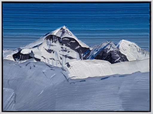 Felix Rehfeld, o.T. Berg 1520-6302, 2022-2023, Öl auf MDF mit Schattenfugenrahmen, 15 cm x 20 cm, Preis auf Anfrage, Galerie Cyprian Brenner