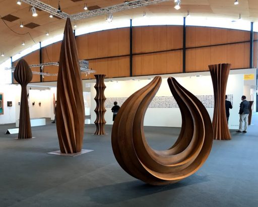 Skulpturenplatz Herbert Mehler auf der Art Karlsruhe, Galerie Cyprian Brenner