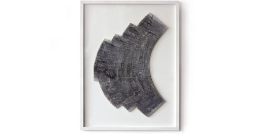 Jeanette Zippel , Anflug 2 , 1997 , Kopien auf Bienenwachspapieren übereinandergebügelt, 99 cm x 105 cm , Preis auf Anfrage, SüdWestGalerie