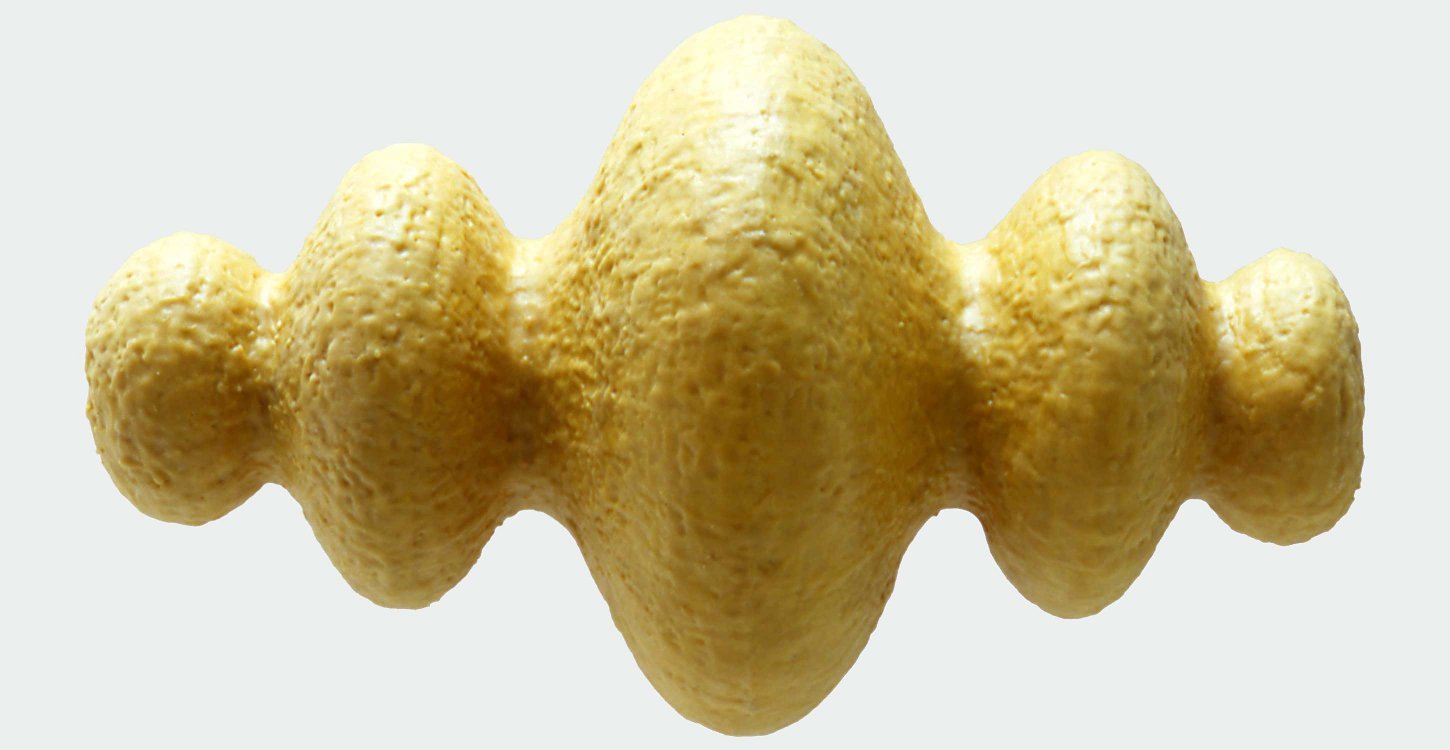 Jeanette Zippel , Wabenbau , Soziales Prinzip 6 , 1999 Bienenwachs auf Bambus und Papier , 60 cm x 120 cm, verkauft! , SüdWestGalerie