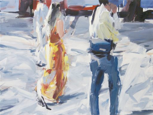 Alireza Varzandeh, neumarkt, 2017, Öl auf Leinwand, 90 cm x 120 cm, Preis auf Anfrage, Galerie Cyprian Brenner
