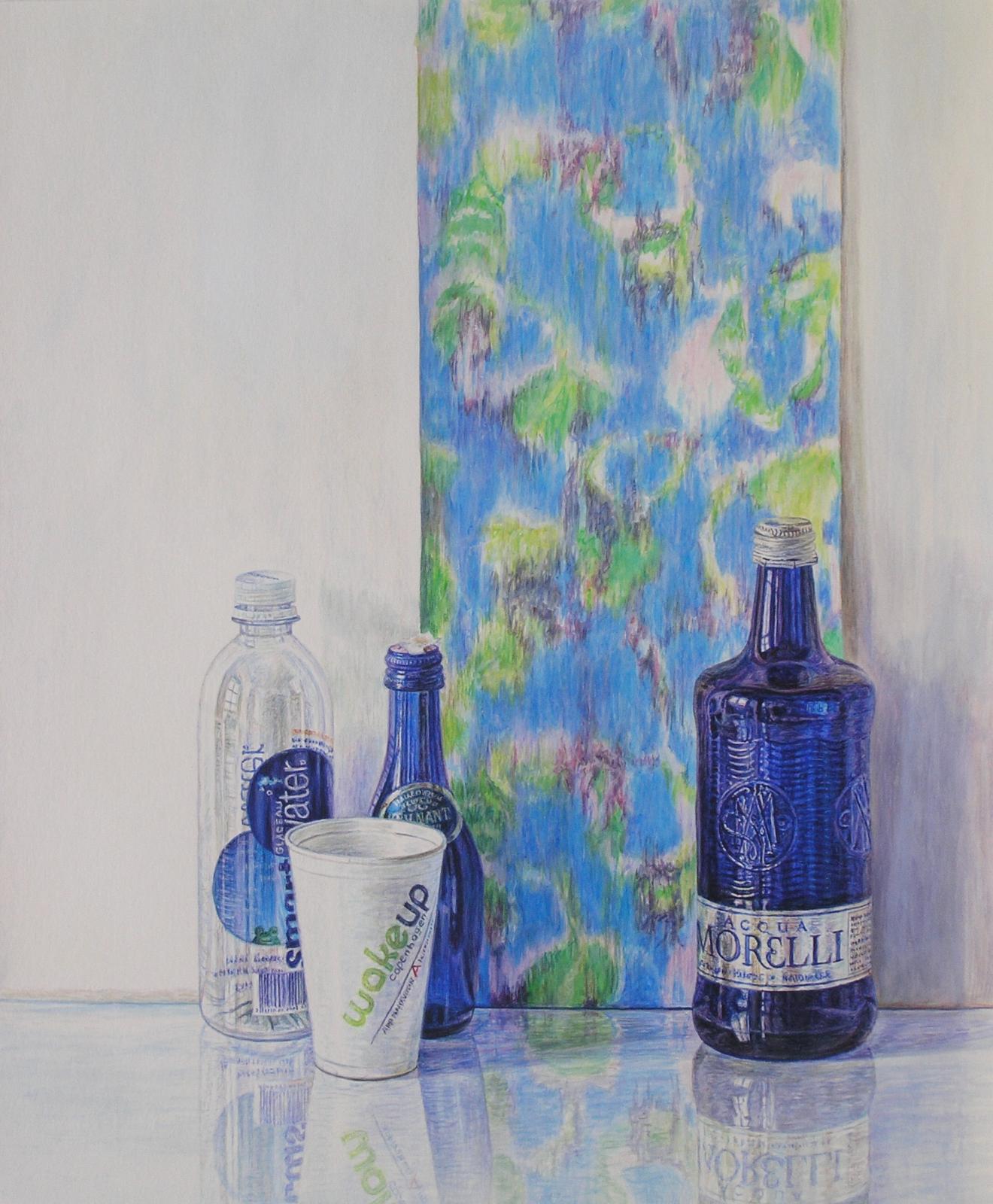 Sabine Christmann, Der Erdenschweere entkommen, 2023, Acryl auf Papier, 60 cm x 50 cm, Preis auf Anfrage, SüdWestGalerie