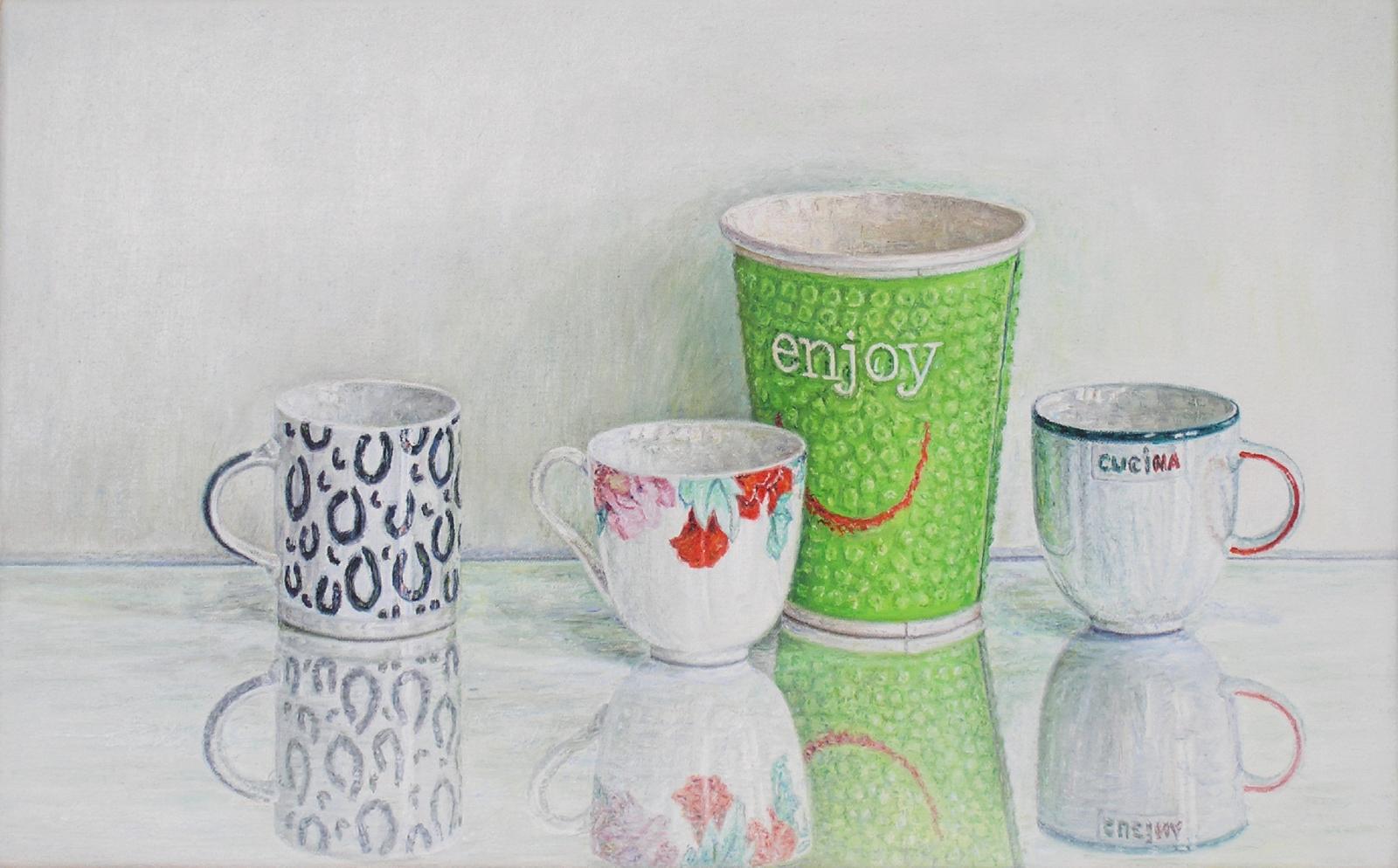 Sabine Christmann, Enjoy 3, 2018, Öl auf Leinwand, 25 x 40 cm, Preis auf Anfrage, chs012ko