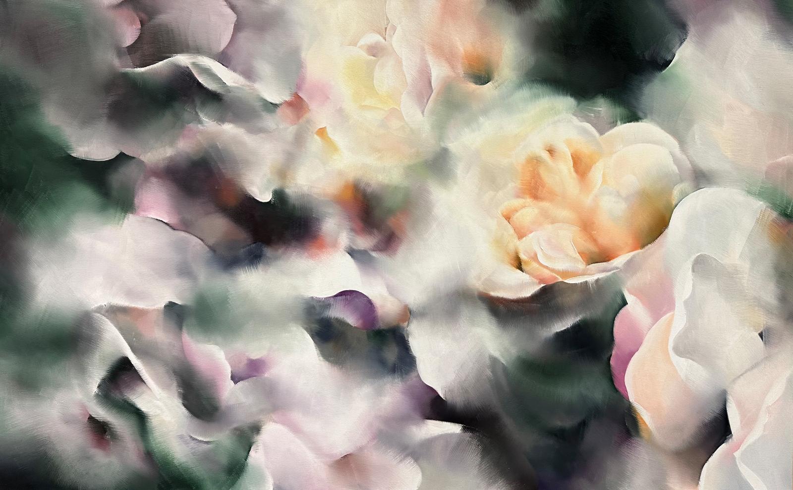 Rhea Standke, Esmerald Christ, 2024, 80 cm x 140 cm, Öl auf Leinwand, Preis auf Anfrage, Galerie Cyprian Brenner