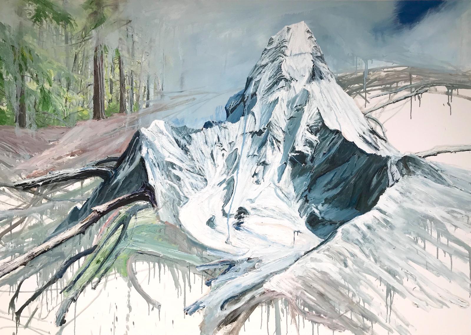 Helge Hommes, Ama Dablam, 2017, Öl auf Leinwand, 135 cm x 190 cm, Preis auf Anfrage, Galerie Cyprian Brenner