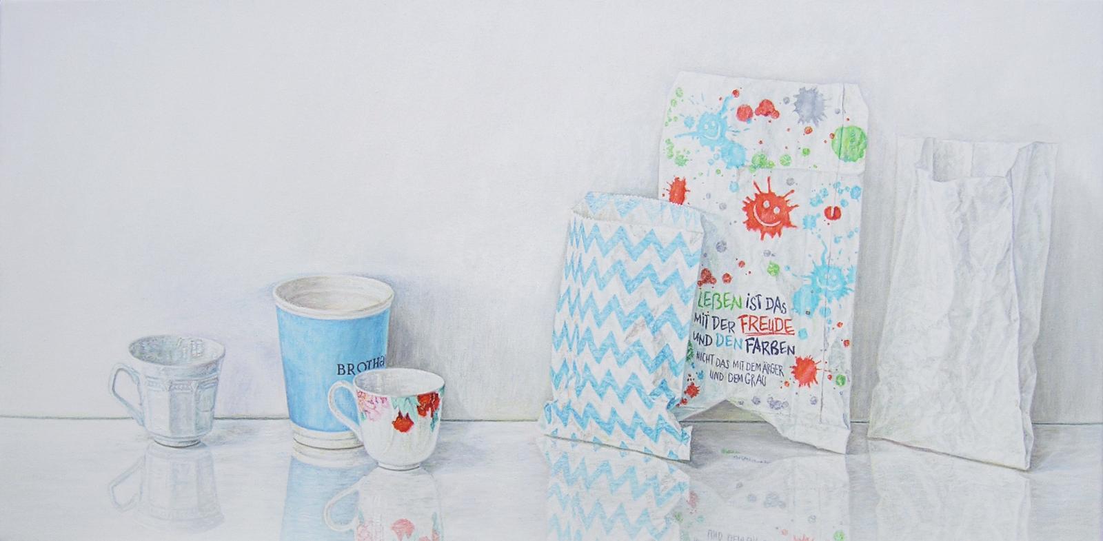 Sabine Christmann, Leben ist das mit der Freude, 2019, Öl auf Leinwand, 40 x 80 cm, Preis auf Anfrage, chs041ko