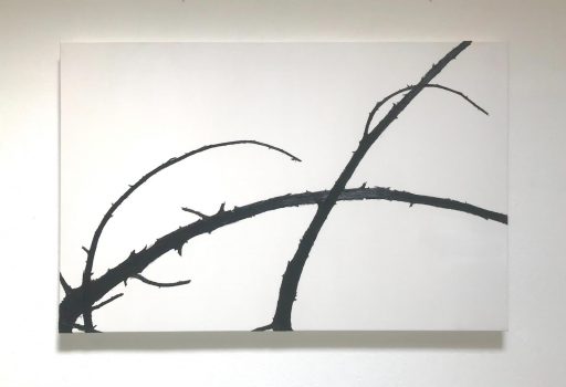 Helge Hommes, WALDESRUH, 2021, Öl auf Leinwand, 110 x 170 cm, Preis auf Anfrage