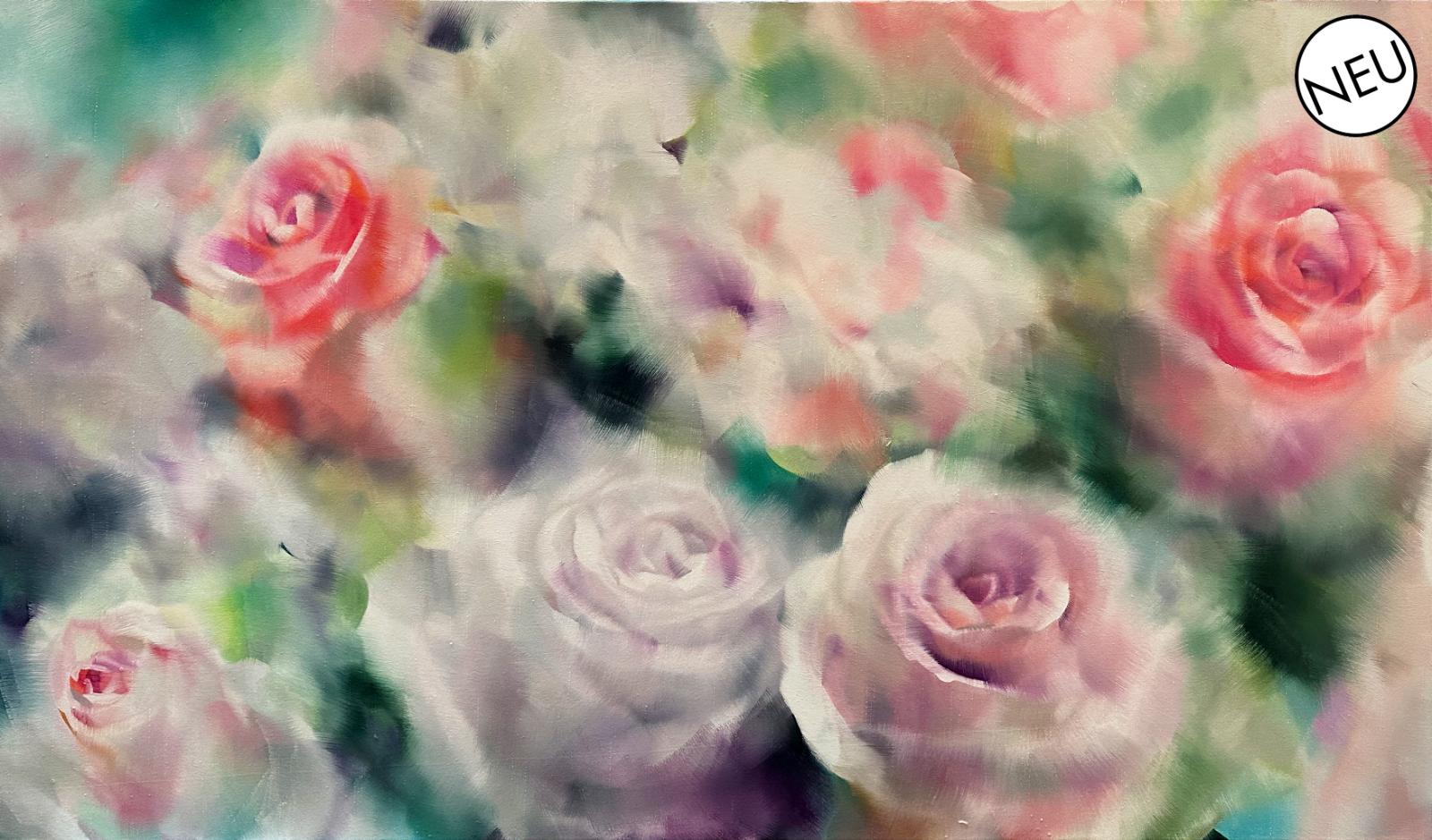 Rhea Standke, Jade Rosen, 2023, Öl auf Leinwand, 80 cm x 140 cm, Preis auf Anfrage, Galerie Cyprian Brenner