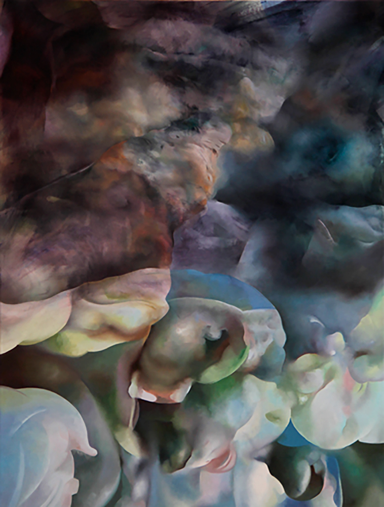 Rhea Standke, Singing Water, 2015, Öl auf Leinwand, 170 cm x 110 cm, str003ak, verkauft!