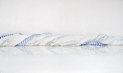 Sabine Christmann, Stoff 1, 2007, Öl auf Leinwand, 60 cm x 100 cm, Preis auf Anfrage, chs042kü