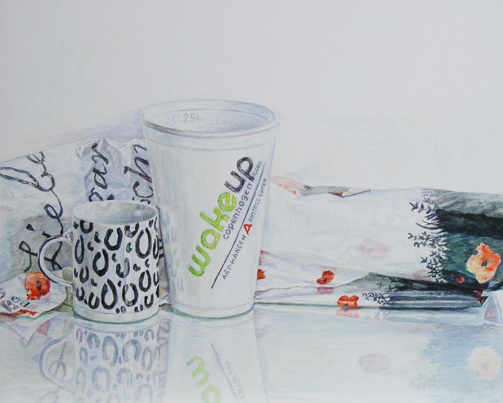 Sabine Christmann, Wake Up, 2019, Acryl auf Papier, 24 x 30 cm, Preis auf Anfrage, chs045ko