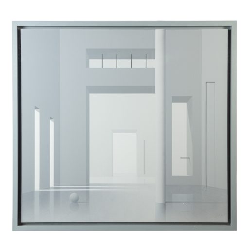 Ben Willikens, Raum 3, 1993, Acryl auf Leinwand, 150 cm x 160 cm, 162 cm x 172 cm mit Rahmen, Preis auf Anfrage