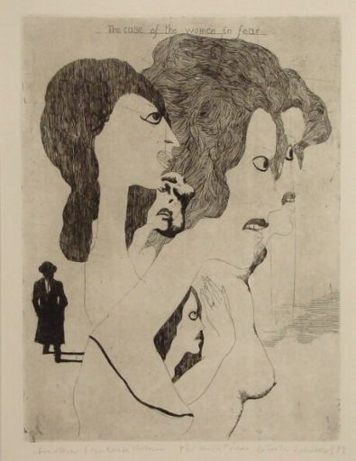 Günter Schöllkopf, Another Sherlock Holmes, 1979, Radierung, 44 cm x 33 cm, scg001re, Preis auf Anfrage, SüdWestGalerie